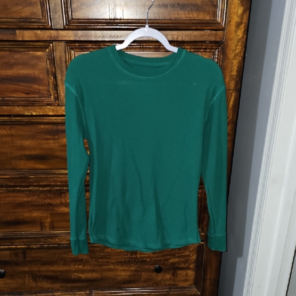 Time And Tru Kelly Green Womens Long Sleeveshirt!! Sz Small 4-6